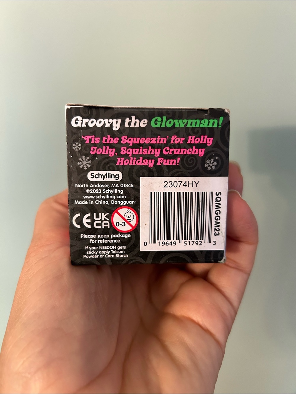Needoh Groovy The Glowman Purple - Glows in the Dark - Crunches like Snow - Picture 5 of 6
